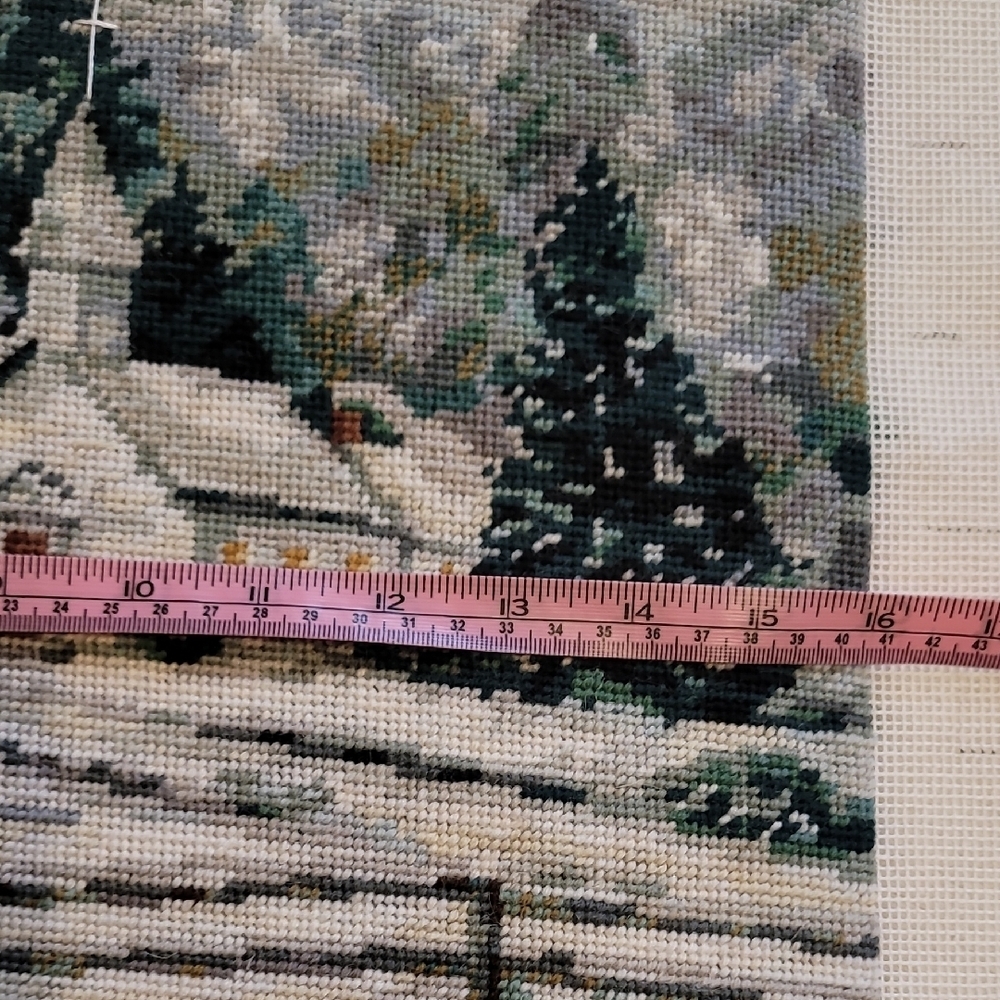 Scenic Winter Tapestry Wall Art - Picture 5 of 6